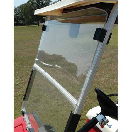 Stenten Gold Cart Accessories Stenten Golf Cart Accessories WS15966 Folding Hinged Windshield. Txt Tint Imp Mod 35334 WS15966